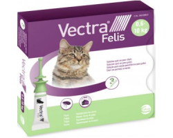 Vectra 3D pour chats - Protection efficace contre puces et tiques