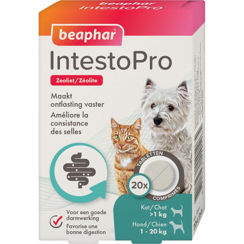 IntestoPro Beaphar - Soins gastro-intestinaux pour chiens et chats