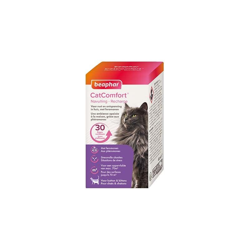 Recharge calmante CatComfort excellence 48ml pour chats - Beaphar