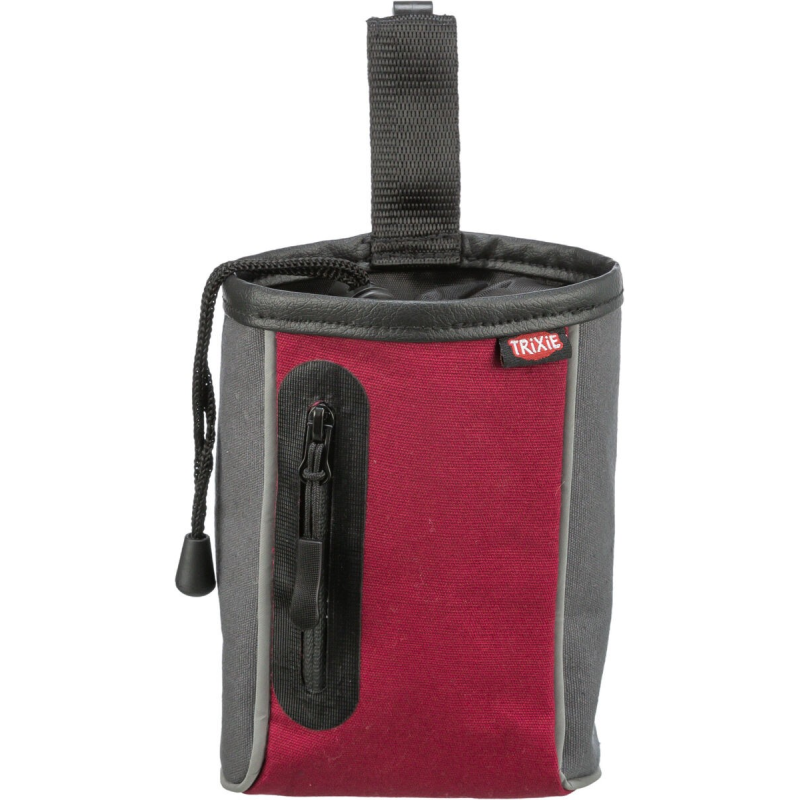 Pochette à friandises avec distributeur de sachets à déchets pour chiens