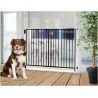 Barrière Tom Outdoor Noir H105cm pour chien - Sécurité et Design