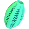 Dental Fun Balle Rugby pour Chiens - Jouet Dentaire en Caoutchouc