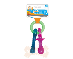 Teething Pacifier Nylabone XS - Jouet à Mâcher pour Chiots | Sauvez leurs Gencives
