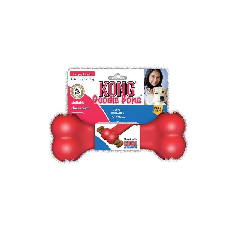 Jouet KONG® Goodie Bone Small pour chiens - Résistant et garnissant