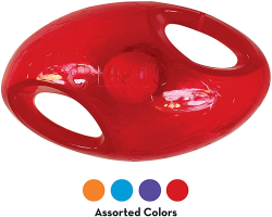 KONG® Jumbler Football - Jouet interactif pour chiens