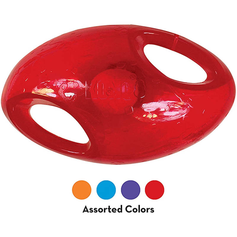 KONG® Jumbler Football - Jouet interactif pour chiens