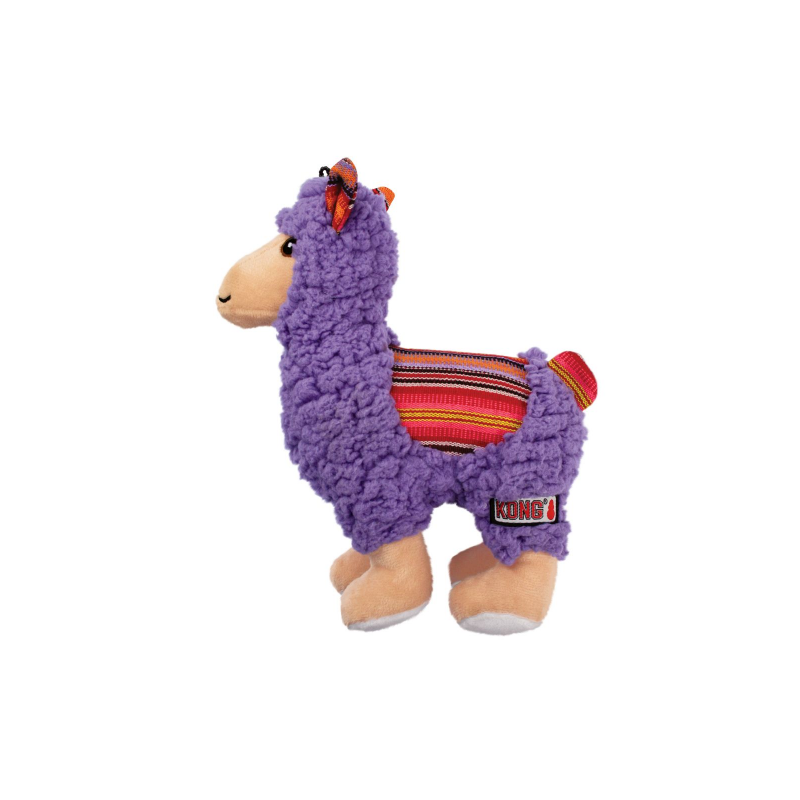 KONG Sherps™ Llama - Jouet Doux et Résistant pour Chiens