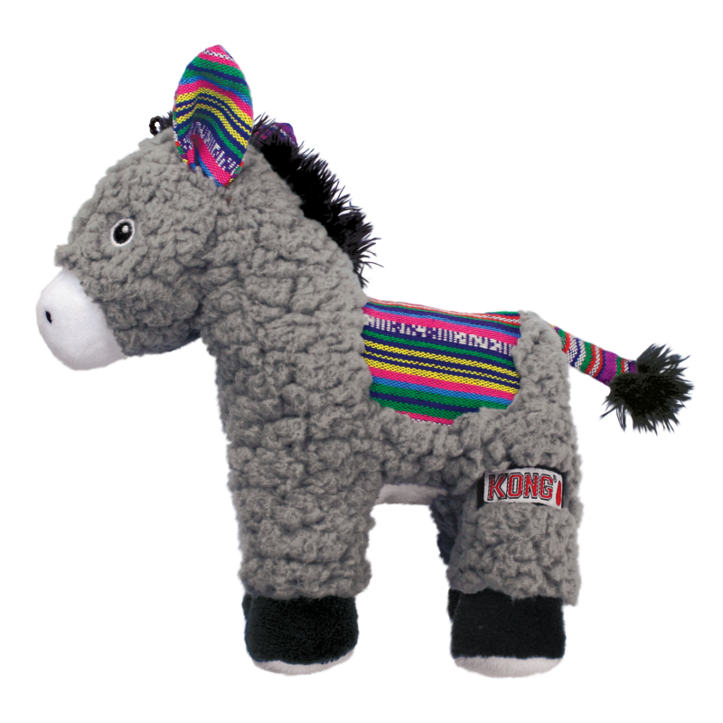 KONG Sherps™ Ane - Donkey | Jouet pour chien doux et durable