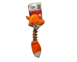 Jouet peluche renard pour chien - Mon ami Luki