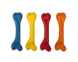 Os pour chiens Charlie 14 cm - Jouet en caoutchouc durable
