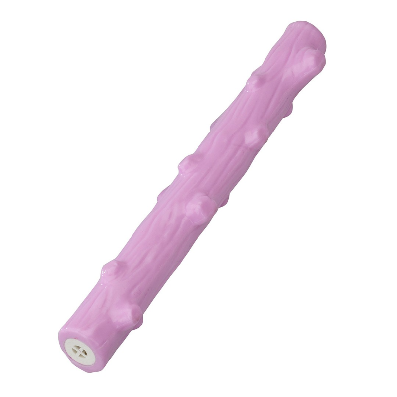 Rubber stick rose avec goût fraise - Jouet pour chiens