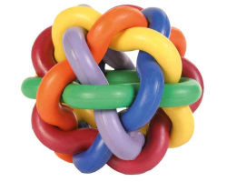 Balle nouée en caoutchouc naturel - Trixie pour chien