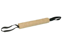 Rouleau dummy de dressage à mordre en jute 6x32cm pour chiens
