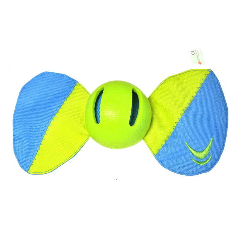 Jouet Chien Floating Oxford Vert/Bleu 25x12cm - Résistant et Flottant