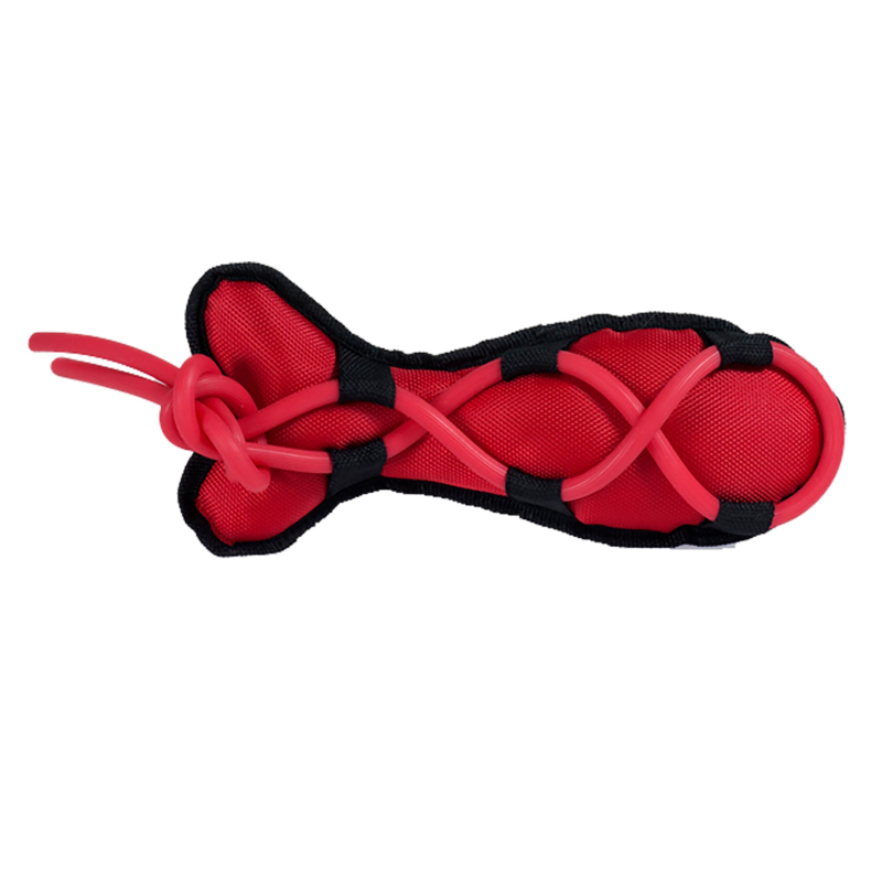 Jouet chien Oxford Posson rouge 33 cm - Résistant et Flottant