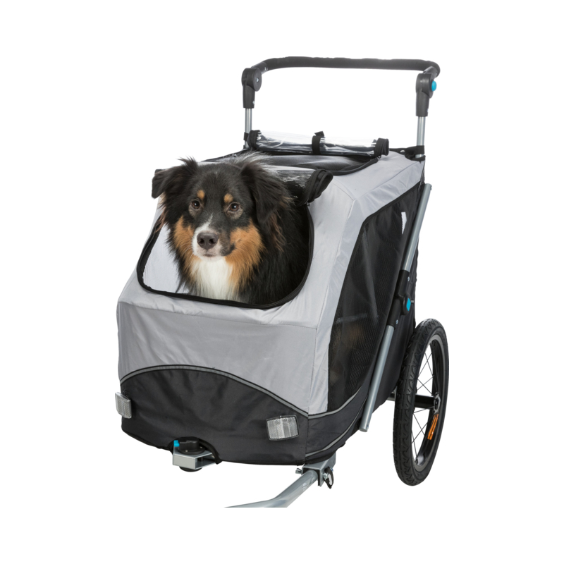 Roulotte pour vélo pour chiens - Sécurité et confort