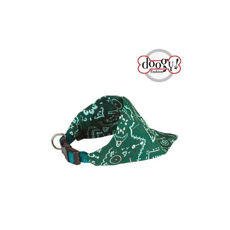 Collier bandana star vert pour chien - Confort et style