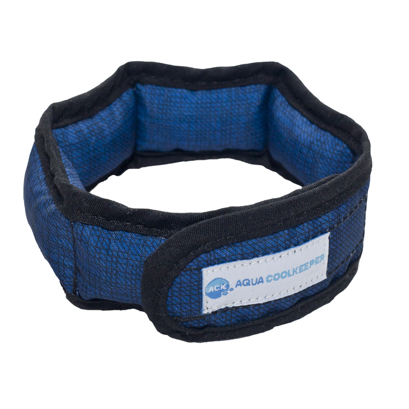 Collier rafraîchissant Aqua Coolkeeper Cooling Collar Red Western pour chiens