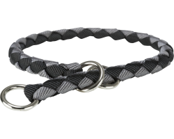 Cavo collier semi-étrangleur noir/gris pour chiens - Confort et sécurité