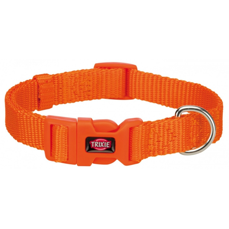 Collier premium orange papaye TRIXIE pour chiens - Confort et sécurité