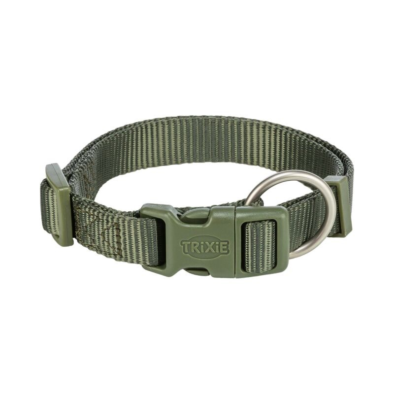 Collier Premium Vert olive TRIXIE pour chiens - Qualité et confort