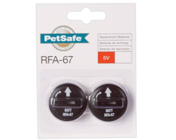 Piles 6V RFA67 - Lot de 2 pour chiens | Petsafe