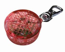 Flasher pour chiens et chats - Médaille lumineuse sécurisée