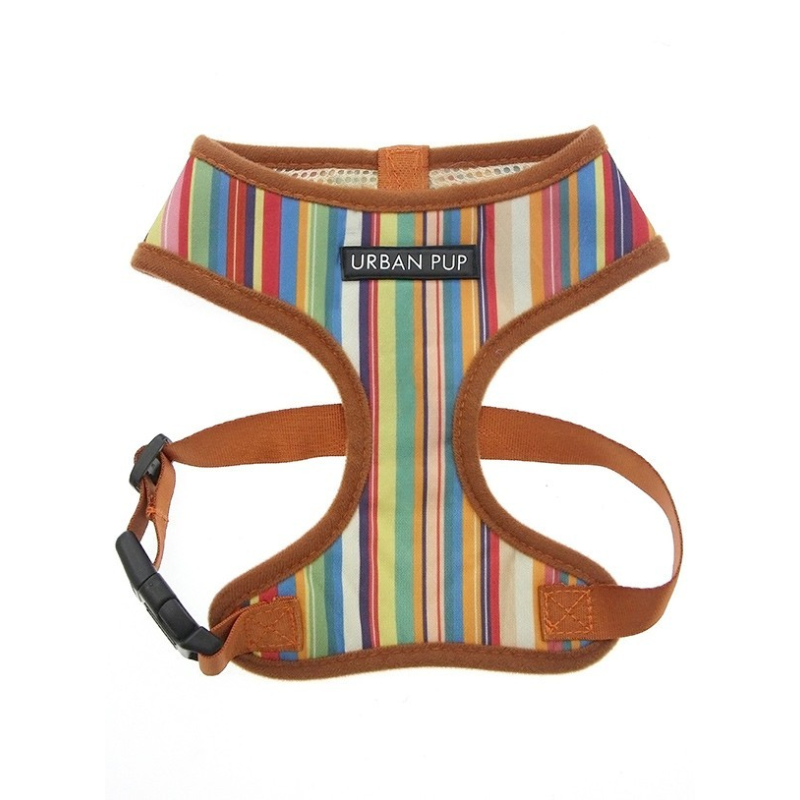 Harnais Urban Pup Henley Striped - Confort et sécurité pour chiens