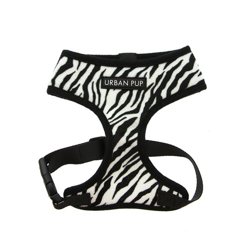 Harnais Urban Pup Zebra Print pour chiens | Confort et style