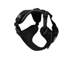 Harnais ultimate noir granite pour chien - Confort et sécurité