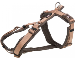 Harnais Premium Trekking Caramel / Marron pour Chiens - Confort et Sécurité