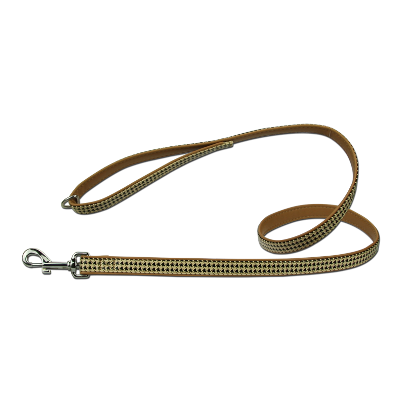 Laisse cuir Artleather Coco's Choice Beige pour chiens