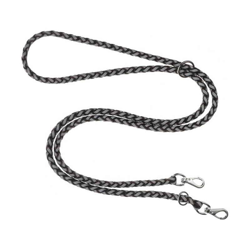 Laisse de dressage 2,5 m nylon réfléchissant - Sécurité et confort pour chien