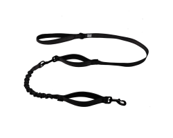 Laisse Ultimate 2 en 1 Noir Granite - EXPLOR by DUVOPLUS