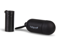 Distributeur de sacs hygiéniques noir pour chiens | Pratique et fonctionnel