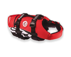 Gilet de sauvetage Ezydog DFD rouge - Sécurité et confort pour votre chien