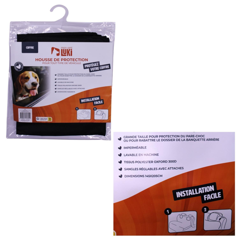 Housse de protection imperméable pour coffre de voiture - Mon Ami Luki