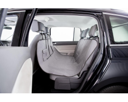 Couverture grise pour sièges de voiture - Protection haut de gamme pour chiens