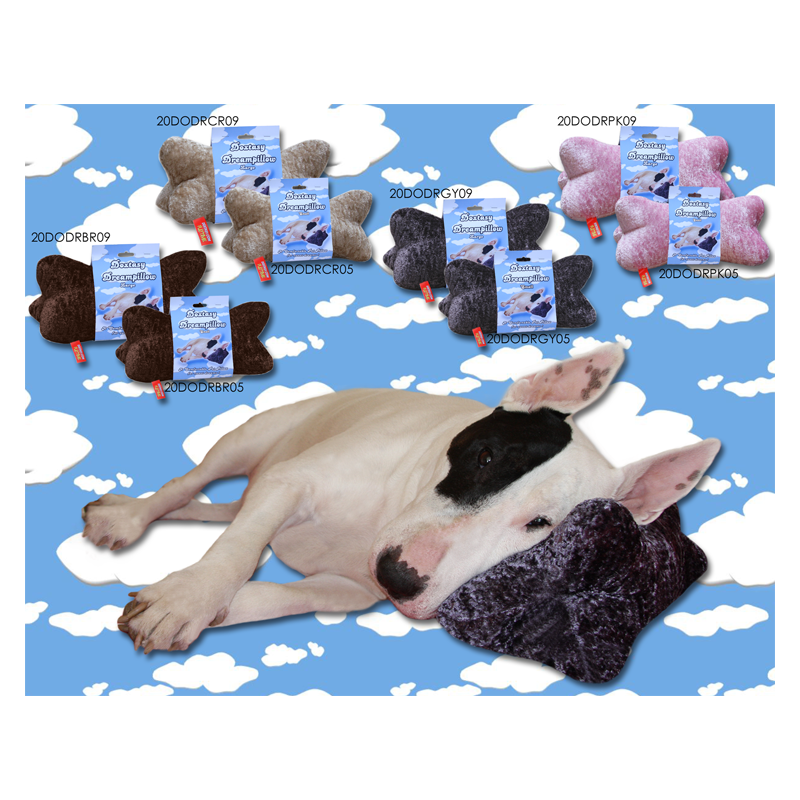 Oreiller en forme d'os pour chiens Dream Pillow - Confort & Style