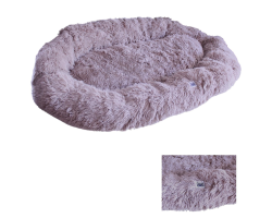 Panier ovale grande taille Nirvana taupe pour chien | Confort haut de gamme