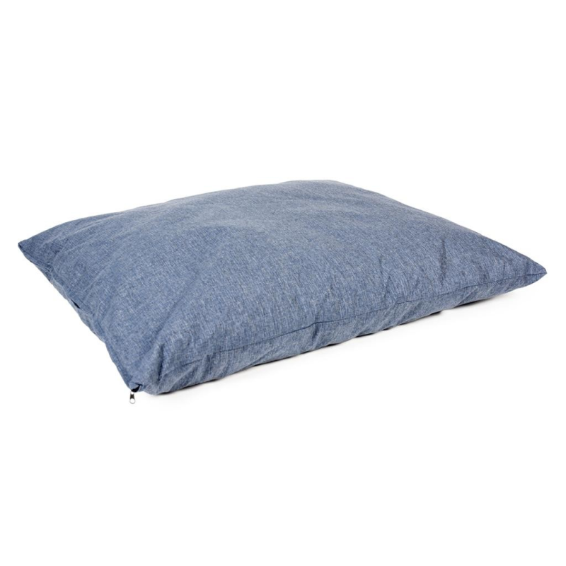 Coussin Textura Bleu pour Chiens - Confort Écologique et Élégant