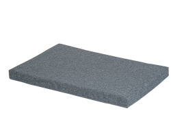 Bench coussin hydrofuge gris pour chiens - Confort et praticité