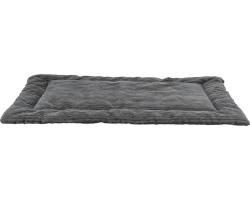 Matelas Jonna gris foncé - Confort pour animaux en velours côtelé