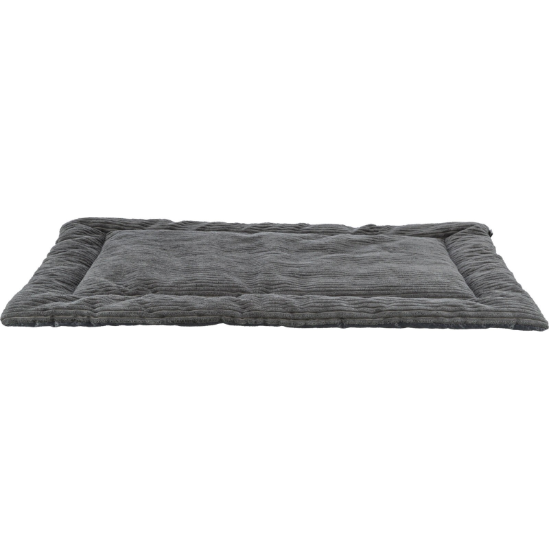 Matelas Jonna gris foncé - Confort pour animaux en velours côtelé