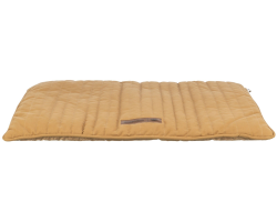 Matelas angulaire ocre Marley pour chien | Confort et élégance