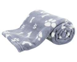 Couverture Kenny Bleue pour Chiens - Douce et Hypoallergénique