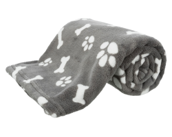 Couverture Kenny Grise - Douceur et confort pour chiens