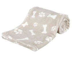 Couverture Kenny Beige pour chiens - Douceur et confort