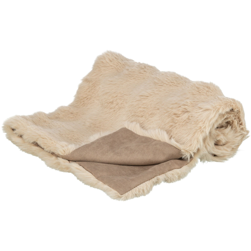 Couverture Elli peluche Sable pour chiens - Confort et chaleur