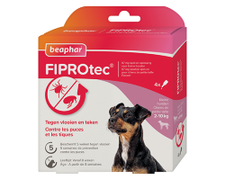 FIPROtec : Pipettes antiparasitaires pour chiens de 2 à 10 kg